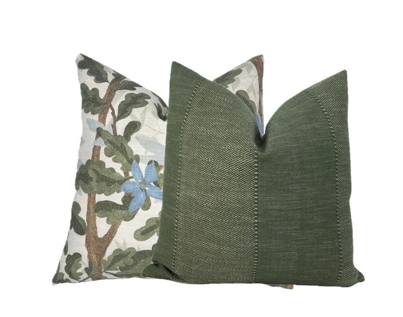 Caravane Olive Green Pillow Cover | Zak + Fox | Farmhouse | High End image 6