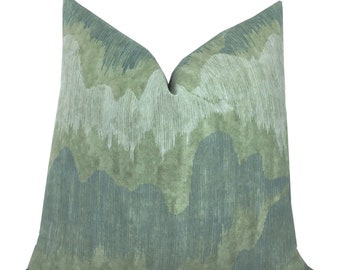 Cascadia Jadestone Pillow Cover | Olive Green Tones | Kelly Wearstler | Neutral | 1 or 2 Sided | Designer