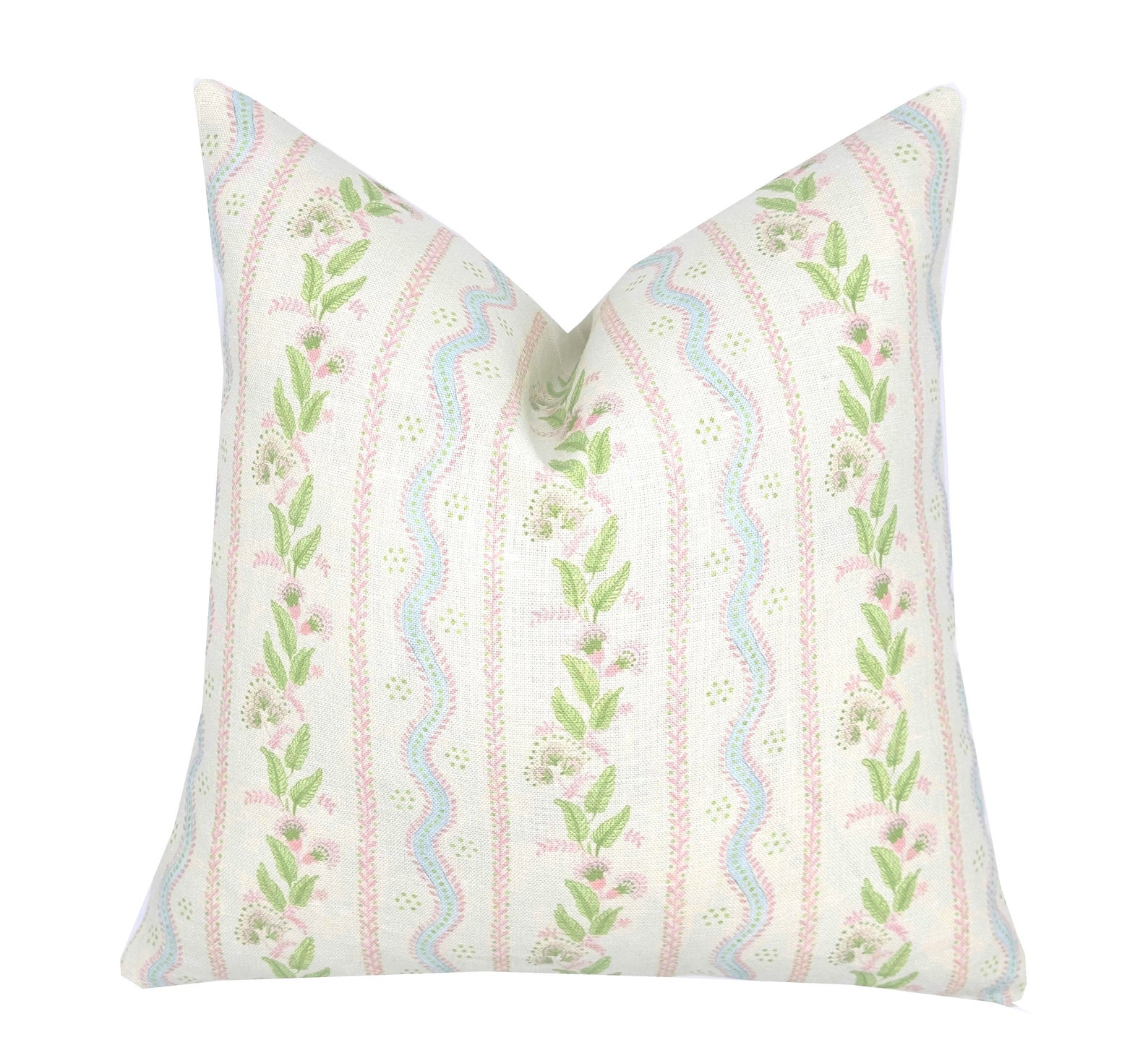 Emma Stripe Linen Pillow