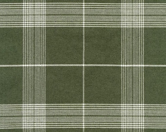 BACKORDER - Bristol Green Plaid Pillow Cover | Olive Green | Same Fabric Both Sides