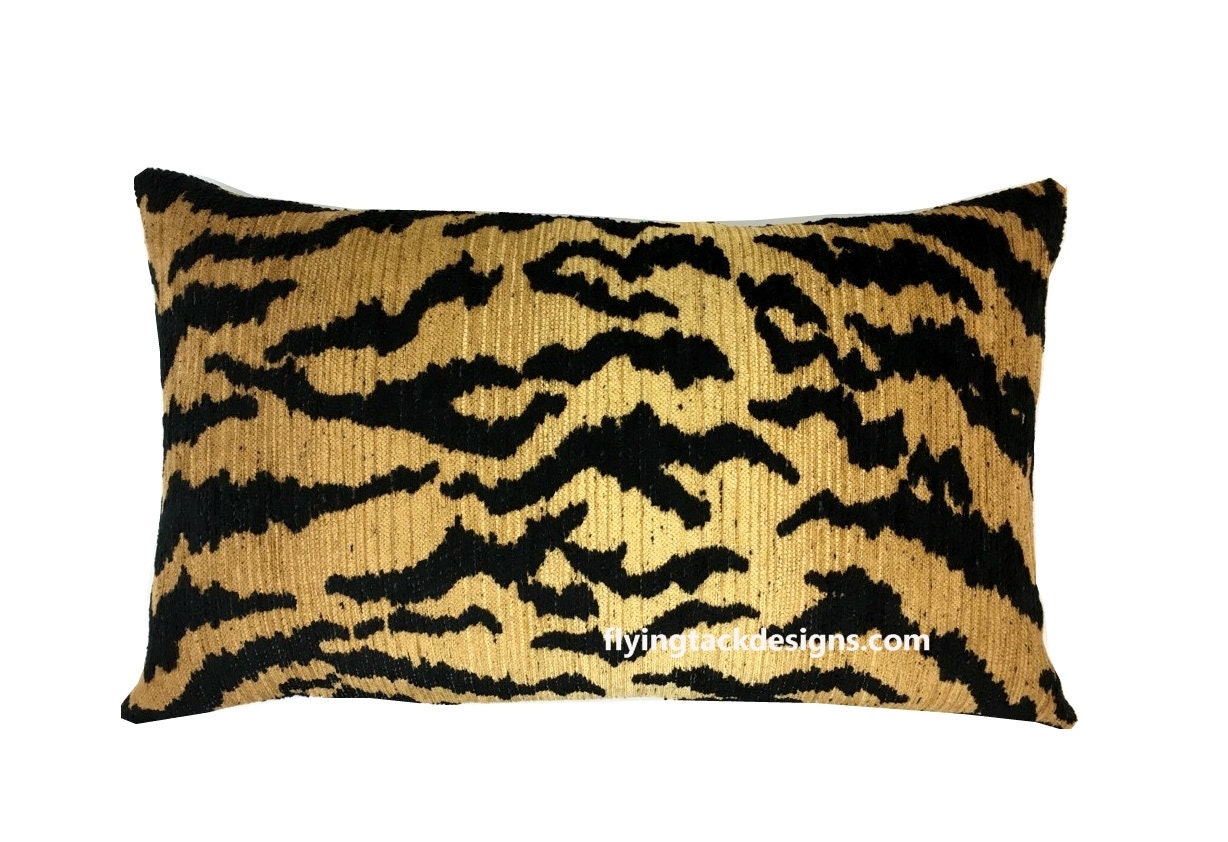 tiger lumbar pillow
