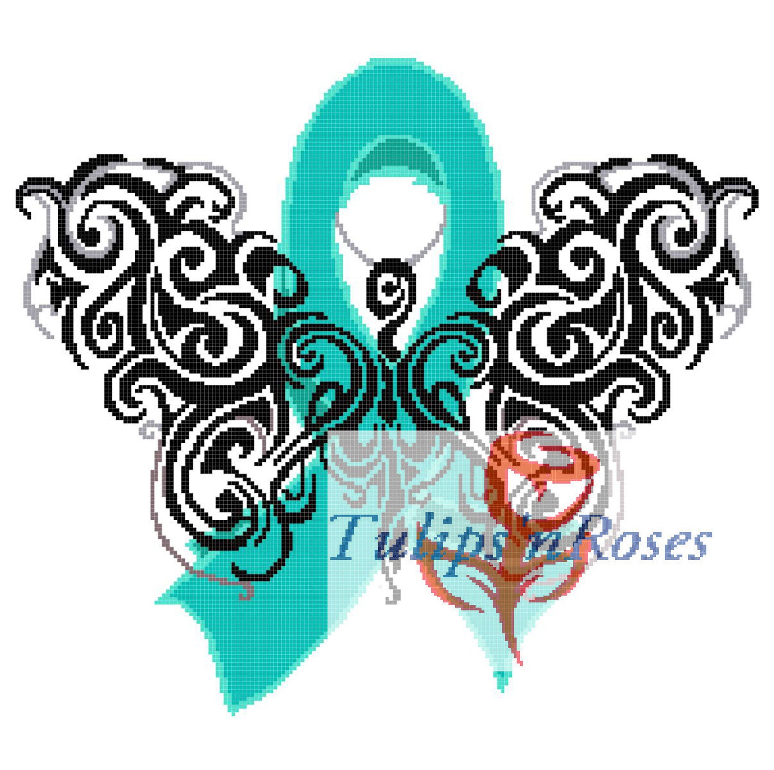 Ovarian Cancer Awareness Butterfly Graph Etsy