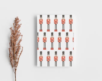 Nut Cracker Christmas Greeting Card