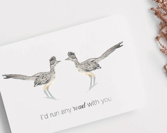 Road Runner Card / New Mexico Greeting Card