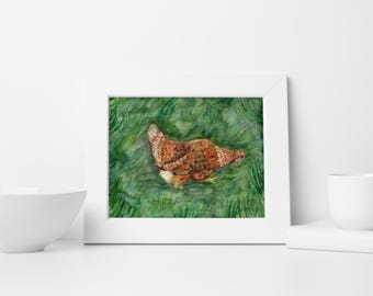 Mardi Gras Chicken Art Print