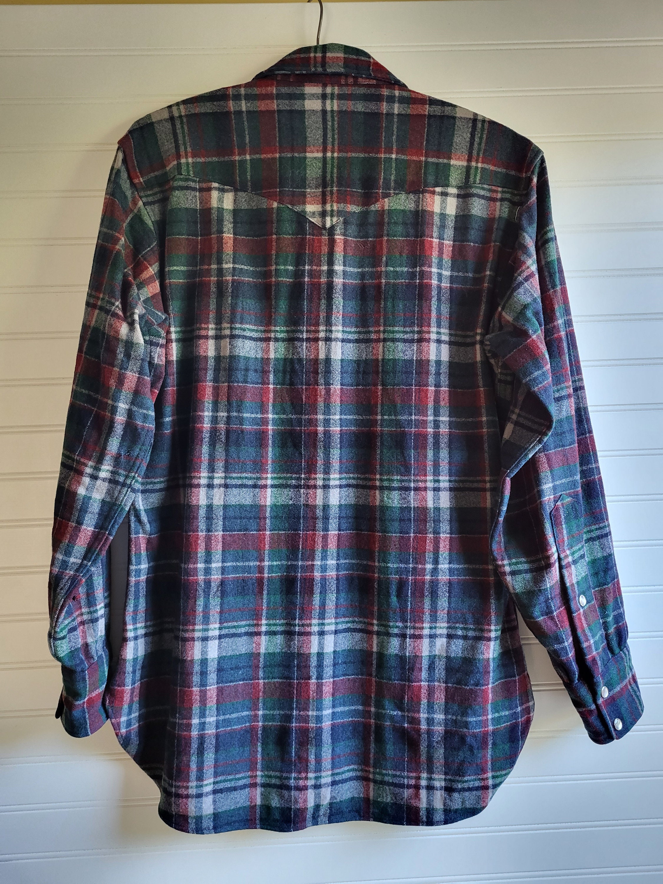 Men's PENDLETON WOOL SHIRT Size M Long Sleeve Wool Shirt Etsy