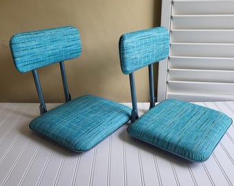 MCM Turquoise Portable Stadium Seats Folding Seats