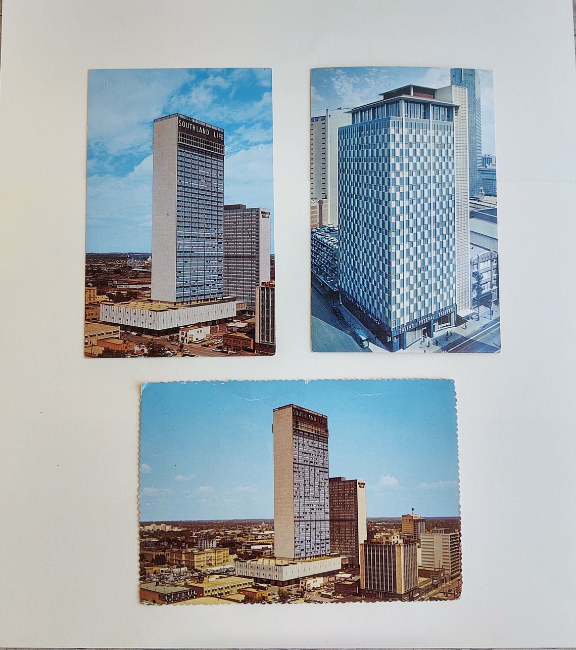 VINTAGE DALLAS POSTCARDS 1960s Dallas Memorabilia 3 Downtown Etsy