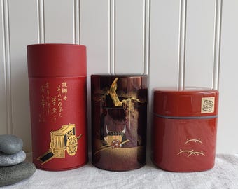 Latas de té japonesas Latas de almacenamiento