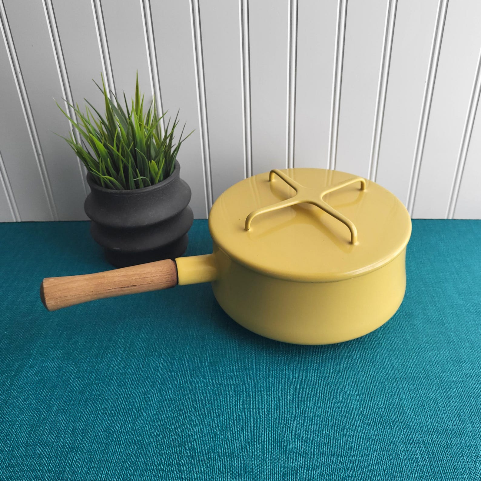 Dansk Kobenstyle Pot With Lid Yellow Dansk Saucepan