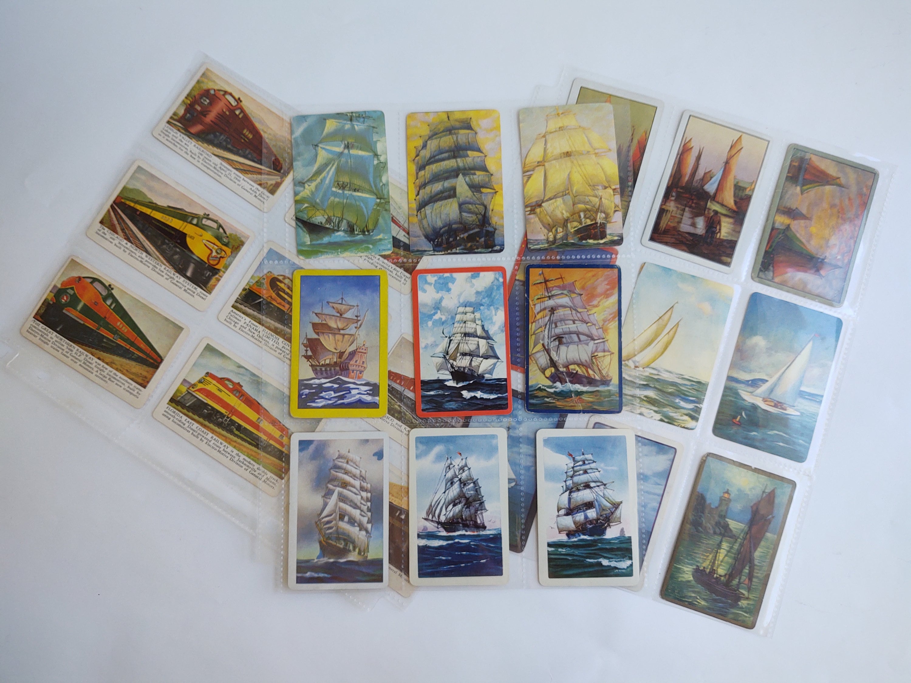 Vintage Trading Cards 1950s TRADING CARDS Vintage Sailing Etsy