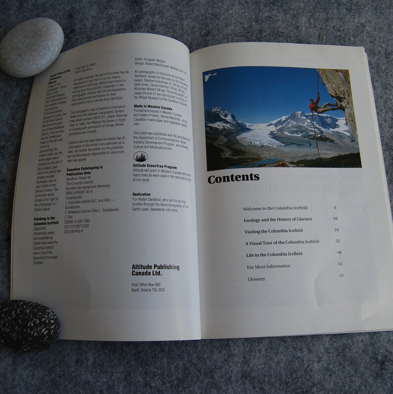 The Columbia Icefield Book Canadian Rockies Glacier Reference Book Columbia Icefield Historical Guide Canadian Rockies