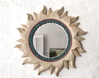 Espejo de sol antiguo del suroeste