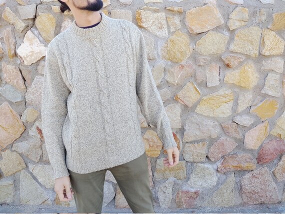 mens rag wool sweater