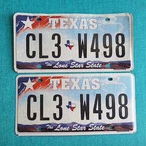 TEXAS LIZENZ Schild - CL3 W498