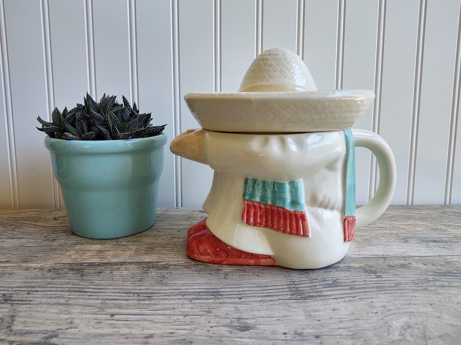 MEXICO TEAPOT Vintage Mexico Ceramic Teapot Handpainted Teapot Etsy