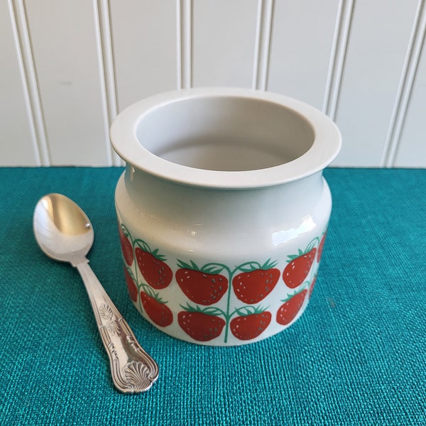 FINLAND POTTERY 1970s ARABIA Ceramic Crock Finland Ceramic Scandinavian Crock 1970s Kitchen