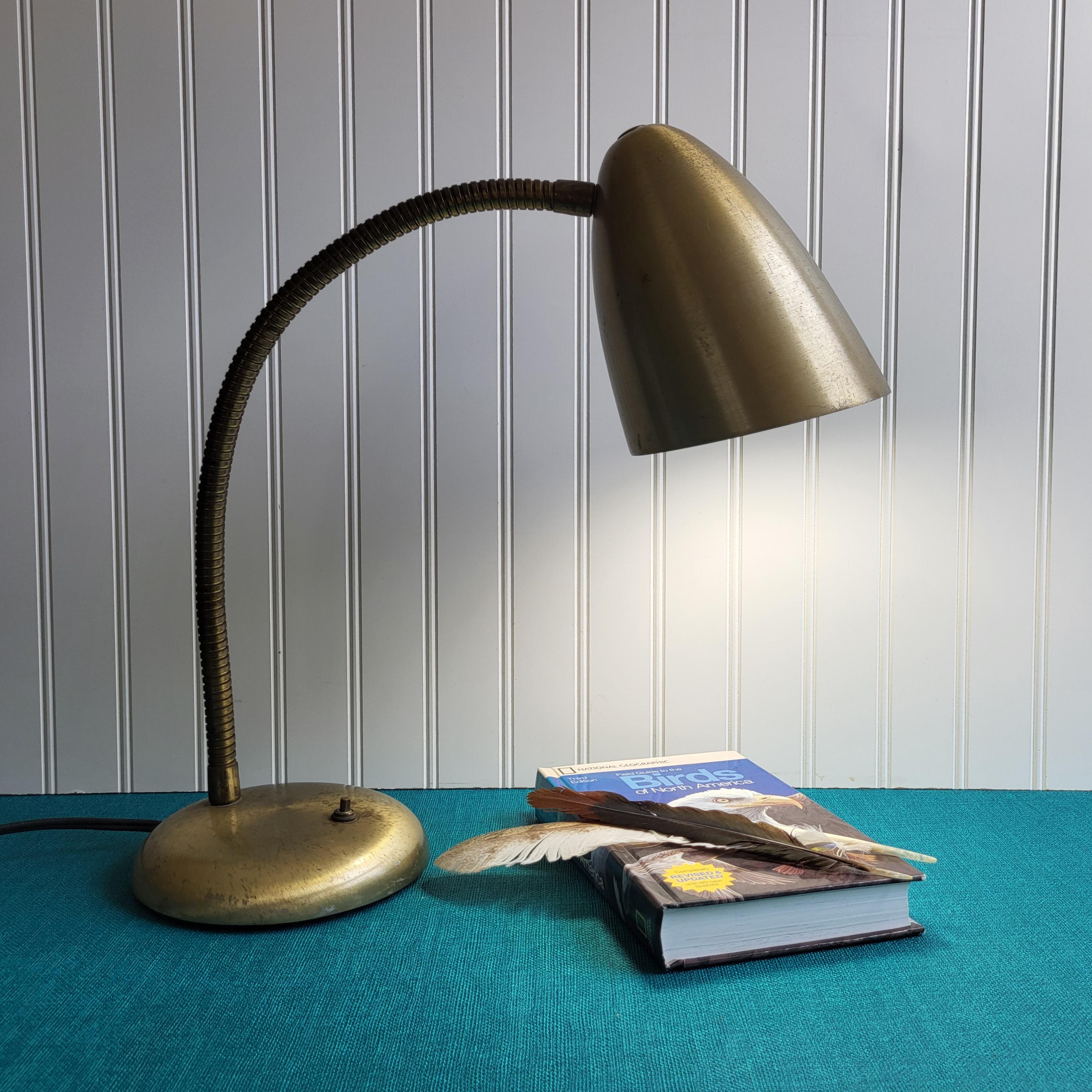 Vintage Double Gooseneck Lamp - Etsy, image size:2958x2958