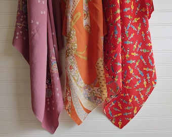 Vintage JAPANESE CLOTH Furoshiki Japanese Furoshiki Cloth Wrapping Cloth