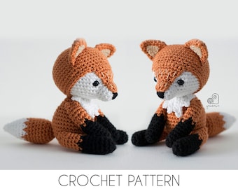 amigurumi crochet fox doll patterns