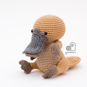 CROCHET PATTERN Paul the Platypus crochet amigurumi stuffed animal plush toy / Handmade gift image 2