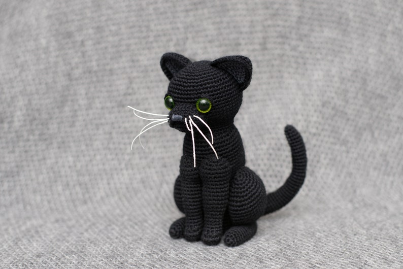 CROCHET PATTERN Luna the Cat crochet amigurumi kitty kitten stuffed plush toy / Handmade gift image 6