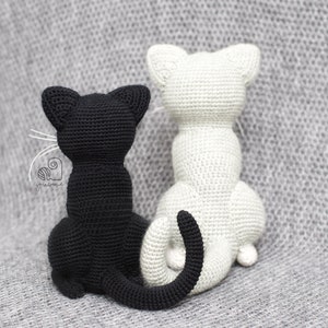 CROCHET PATTERN Luna the Cat crochet amigurumi kitty kitten stuffed plush toy / Handmade gift image 3