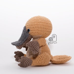 CROCHET PATTERN Paul the Platypus crochet amigurumi stuffed animal plush toy / Handmade gift image 3