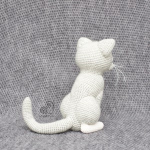 CROCHET PATTERN Luna the Cat crochet amigurumi kitty kitten stuffed plush toy / Handmade gift image 7