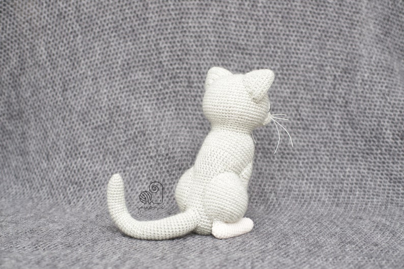 CROCHET PATTERN Luna the Cat crochet amigurumi kitty kitten stuffed plush toy / Handmade gift image 7