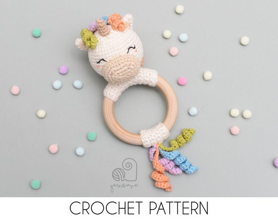 Unicorn Rattle Teether Unicorn Rattle Teether