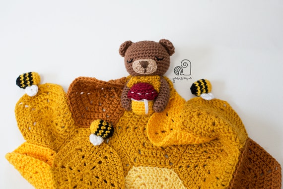 CROCHET PATTERN Ted the Bear Crochet Amigurumi Teddy Bear Lovey