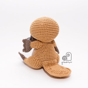 CROCHET PATTERN Paul the Platypus crochet amigurumi stuffed animal plush toy / Handmade gift image 5