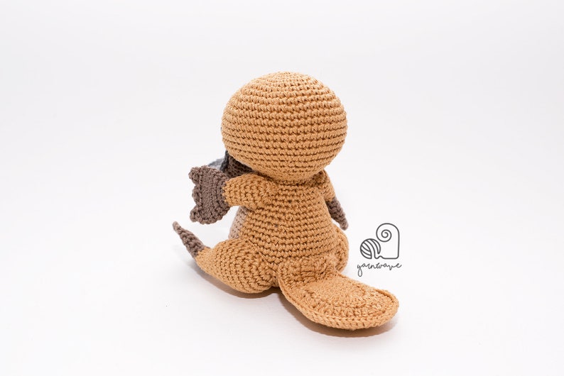 CROCHET PATTERN Paul the Platypus crochet amigurumi stuffed animal plush toy / Handmade gift image 5