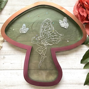Fairy mushroom tray