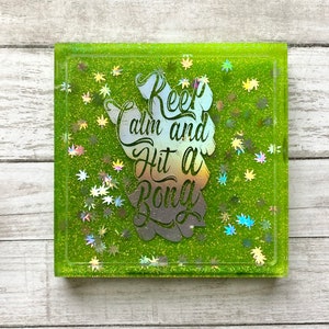 Keep calm coaster