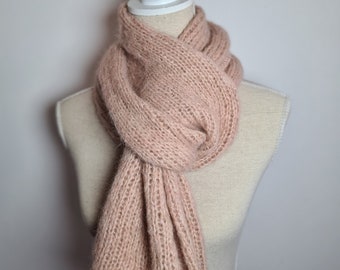 Alpaca and Silk Scarf to order