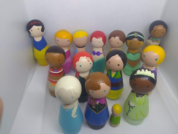 princess peg dolls