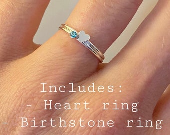 push present initial ring