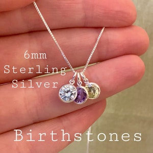 Mixed Shape Birthstone Necklace - Perfect for Mother's Day – The