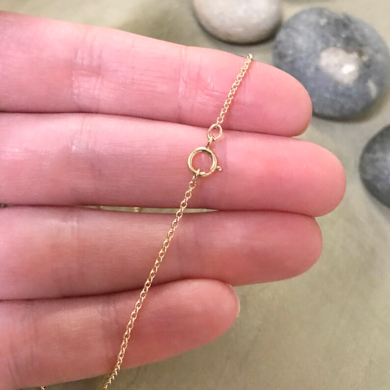 14kt GOLD Filled Cable Chain Choose Length 14 16 Etsy Israel