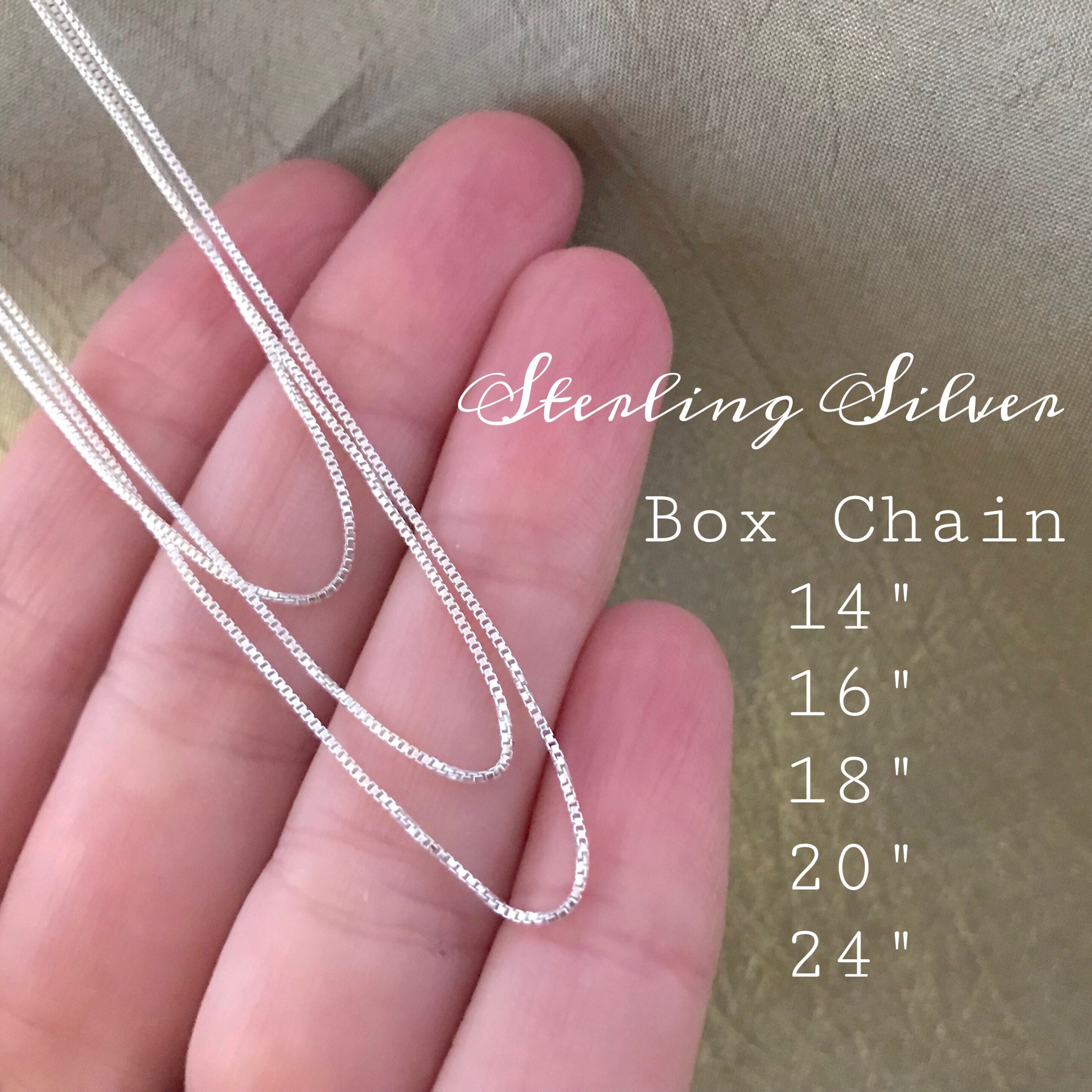 Petite 925 Sterling Silver Necklace 