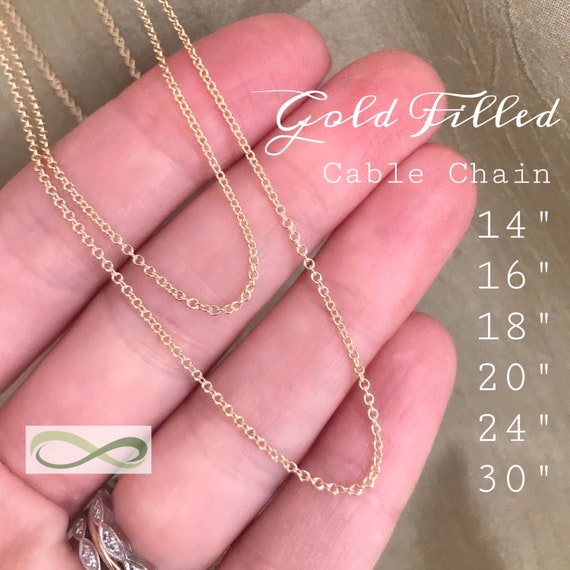 16 inch 14 karat gold chain deals