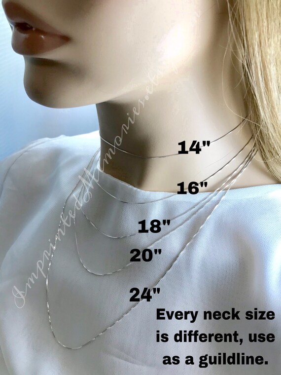 16 inch necklace womens deals
