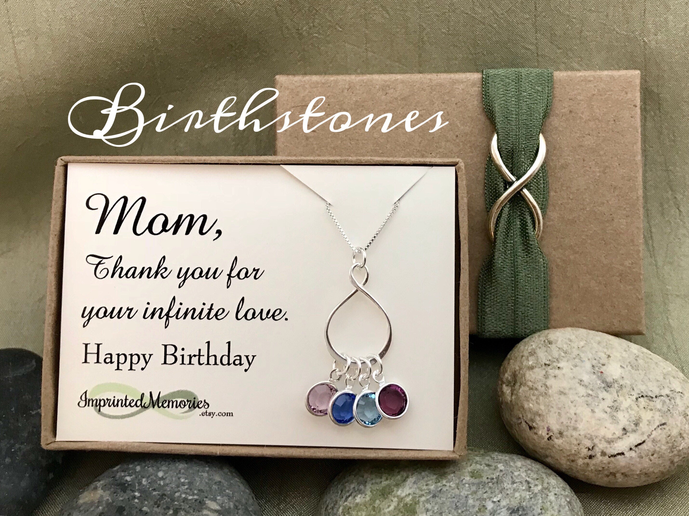 Birthday Gift for Mom Sterling Silver 