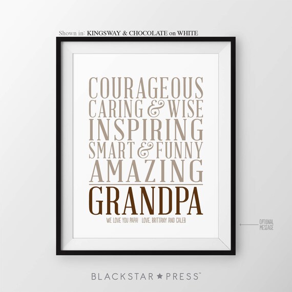 Christmas Gift for Grandpa Gift for Grandfather Gift Etsy