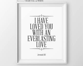 Christian Wall Art Bible Verse Print Bible Verse Wall Art Scripture Art Christian Decor Religious Home Decor Scripture Print Faith Quotes