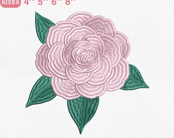 椿の花 アラバマ州の花 刺繍機デザイン - Etsy 日本