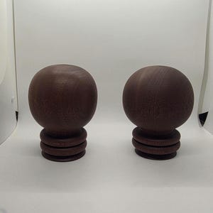 CUSTOM wood turned handmade bed post finial topper