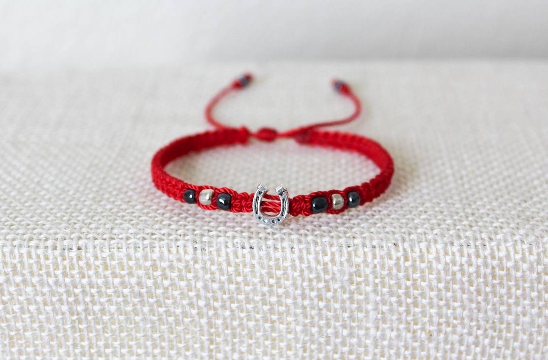 Good Luck Silver Color Horseshoe Bracelet - Etsy Good Luck Silver Color Horseshoe Bracelet - Etsy